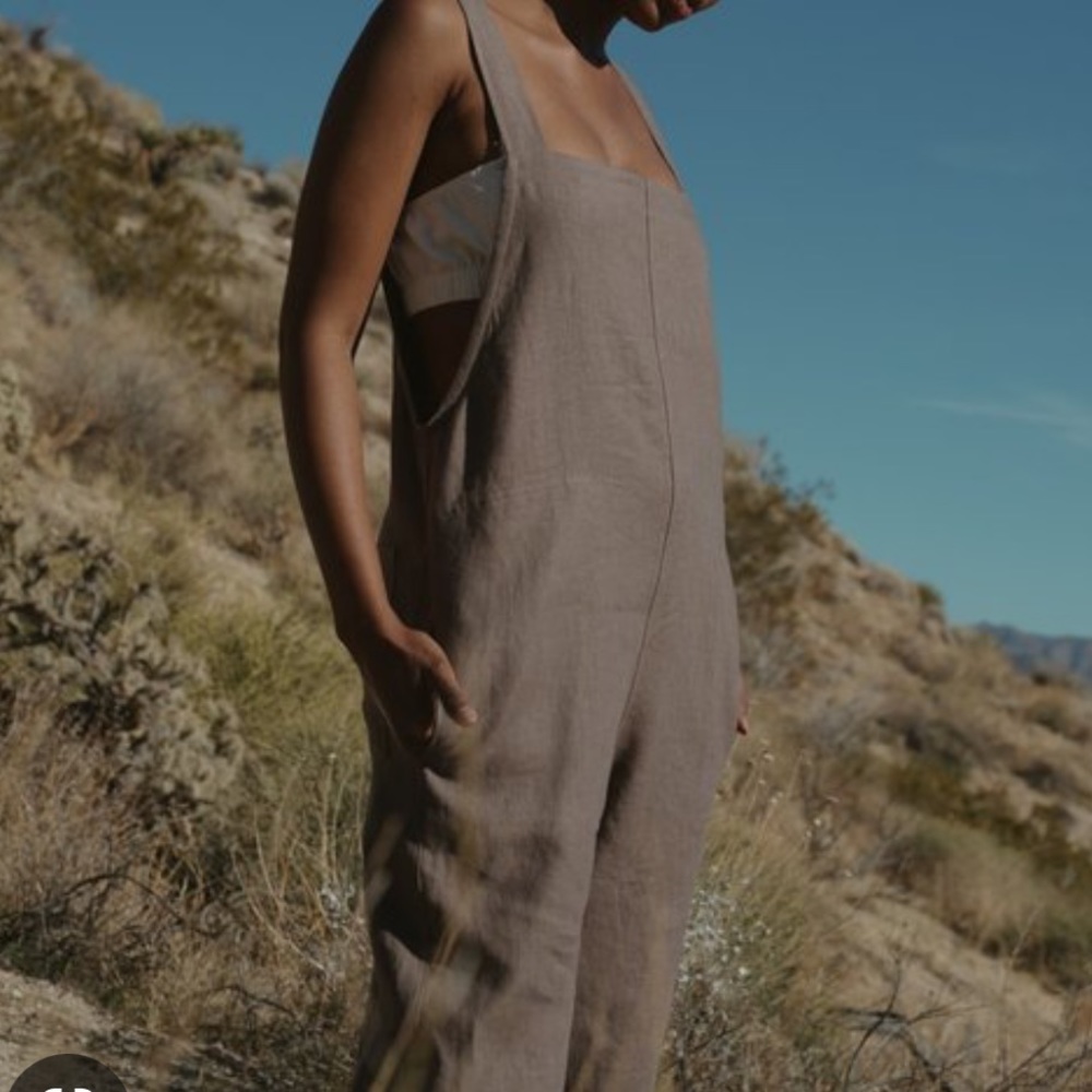 Ozma Heavy Laundered Linen Overall